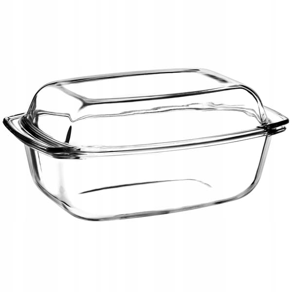 KADAX 5,1L Rektangulär Ugnsform i Glas med Lock