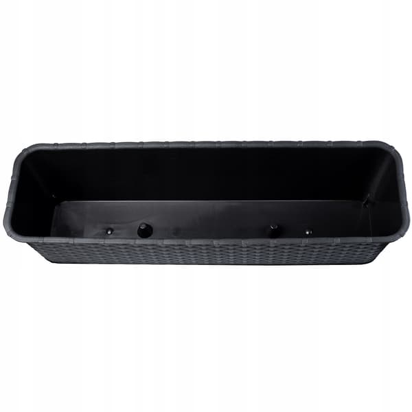 KADAX Balkonkasse 60 cm Urtepotte Urtepotte Balkon Antracit