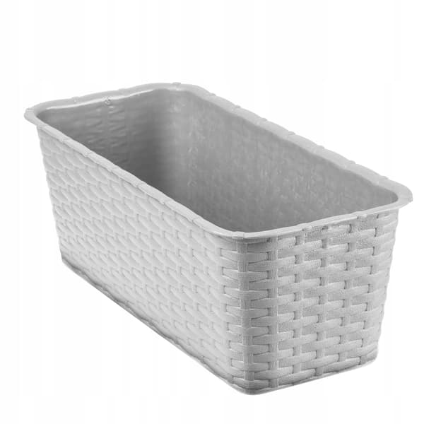 KADAX Balkonkasse 40 cm Urtepotte Urtepotte Balkon Grå