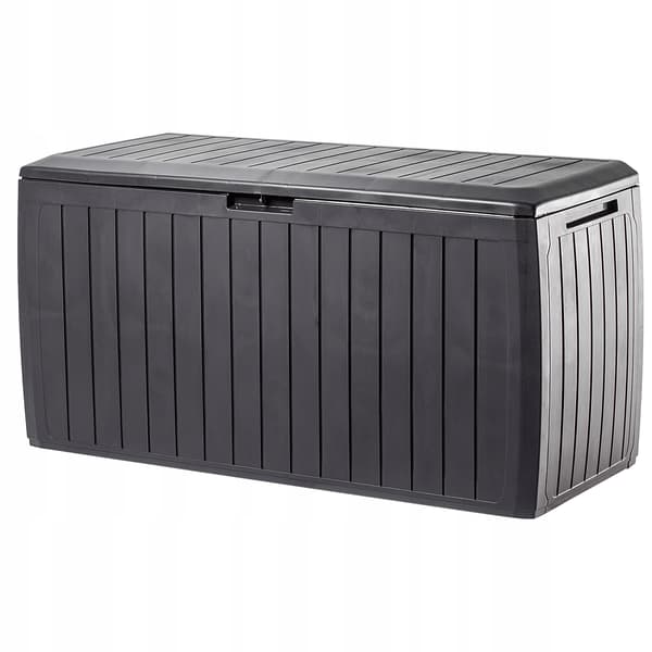 KADAX Haveboks Balkonboks 290L Opbevaringsboks til Have Balkon Terrasse Stor