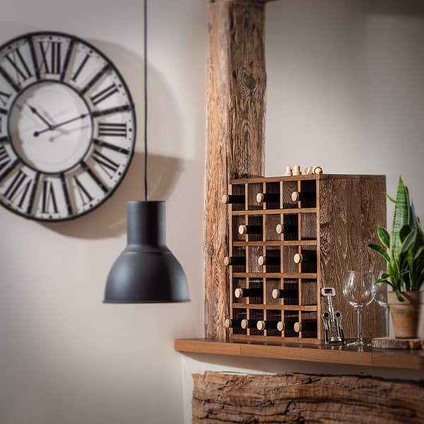 KADAX Vinställ Träställ 25 Flaskor Alkoholskåp Vardagsrum 52cm
