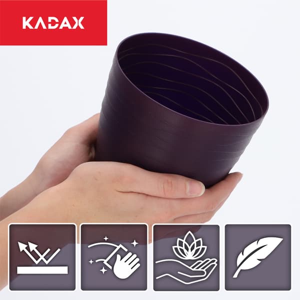 KADAX Urtepotte, Blomme Urtepotte, Rund, 13 cm, Plast