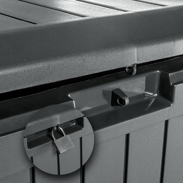 KADAX Haveboks Balkonboks 290L Til Have Balkon Terrasse Antracit