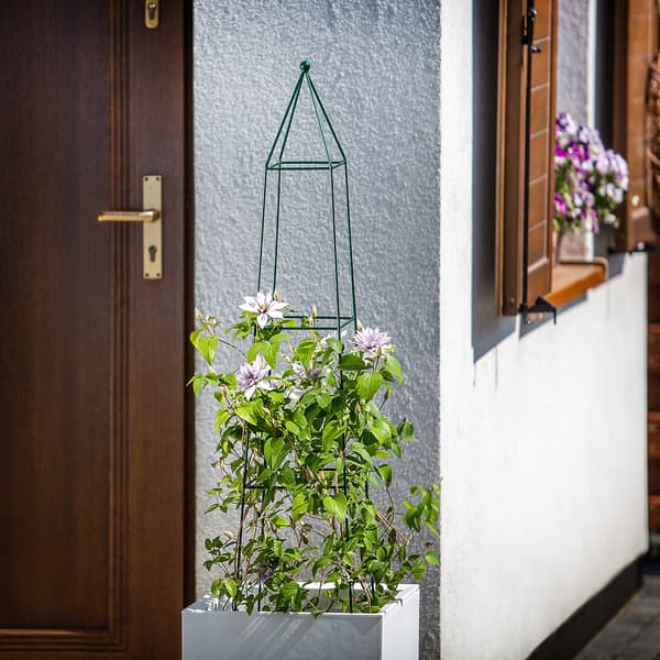 KADAX Havepergola Metalpyramide til Klatreplanter Rosesøjle 120 cm til Haven