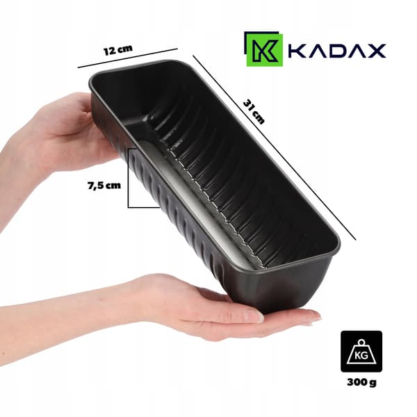 KADAX Bakplåt för bröd, kaka, paté, plåt 30 cm