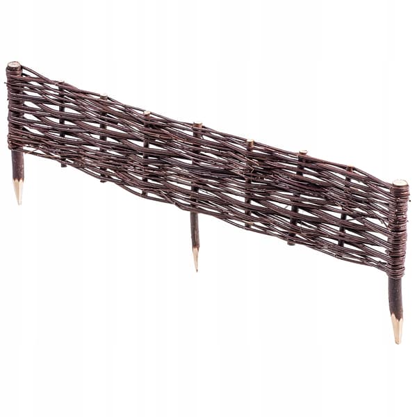 KADAX Trädgårdspalissadkantstängsel 100x30 cm högt staket
