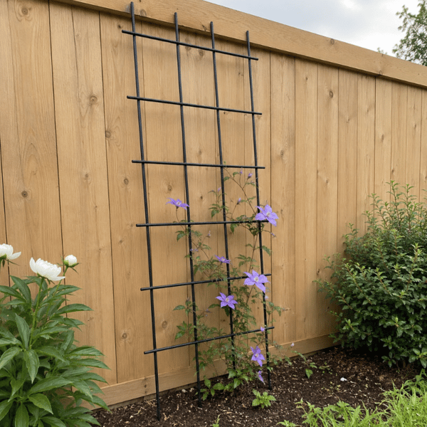 KADAX Havepergola Metalstøtte til Planter Roser Blomster Espalier 60x150cm