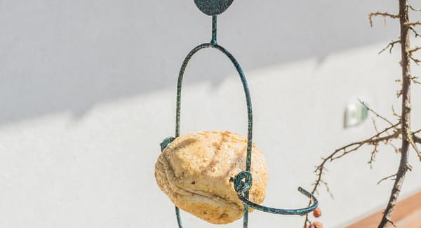 KADAX Hængende Fuglefoderautomat Metal Maddekoration Massiv 31cm