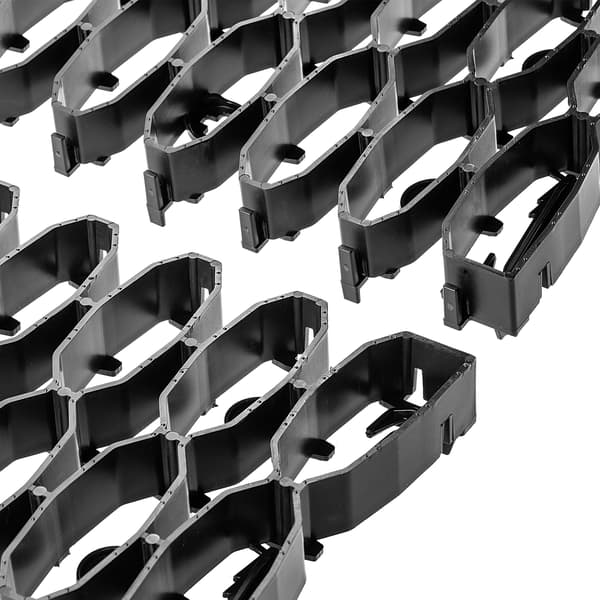 KADAX Gräsmattgaller för robotgräsklippare, perfekt för kurvor, 47 cm, 4-pack