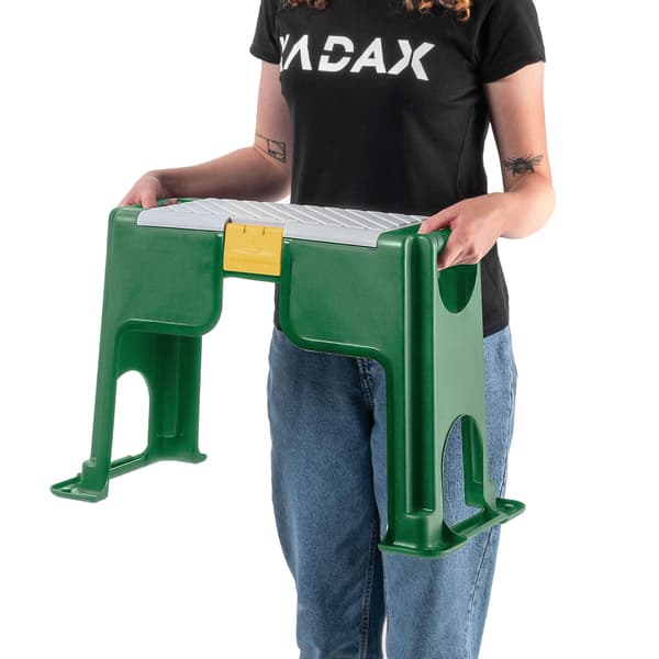 KADAX Knäpall/Trädgårdspall/Stol/Förvaringslåda 3i1 Hopfällbar sits
