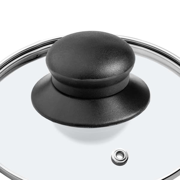 KADAX Glaslåg 18 cm Universal Varmebestandigt Gryde- og Pandedæksel