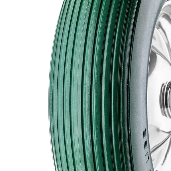 KADAX Kółka do taczek 4.00-8 PU 551030 zielone K16351 + ŚRUBY