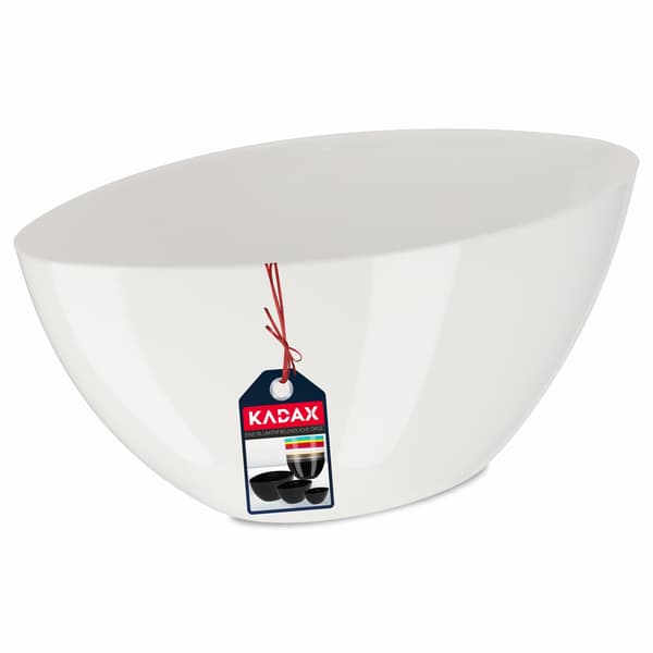 KADAX Urtepotte 30cm Oval Urtepotte Plastik Hvid