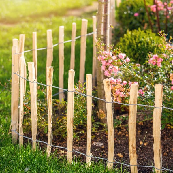 KADAX Hasselnøddehegn Oprullbart Beskyttende Havehegn 500x50 7-9cm