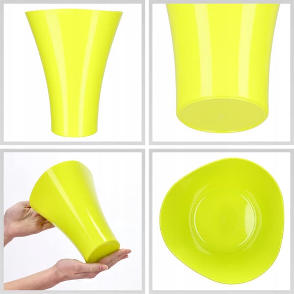 KADAX Blomkruka, Blomkruka, Växtskydd, Blomställ, Plast, Gul, 16,5 cm