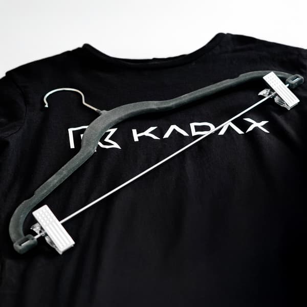 KADAX-vaatehenkari, henkarit klipseillä, parvelle, 6 kpl