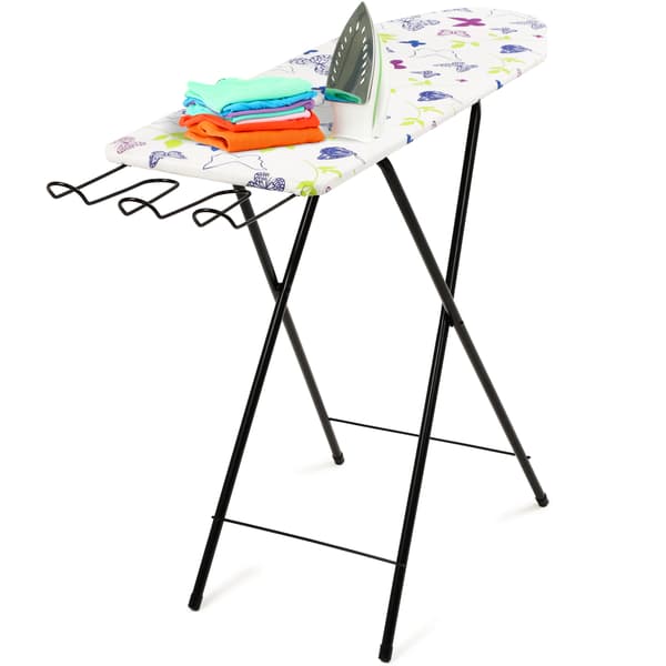 KADAX Hopfällbar strykbräda 100x30cm Lättviktshållare för strykjärn Standard