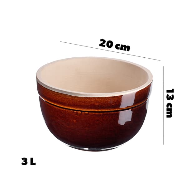 KADAX Makutra 3 L stengodsskål 20 cm