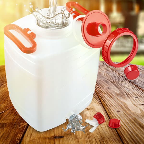 KADAX-behållare med kranbehållare för dricksvatten och drycker, 20 liter, certifikat
