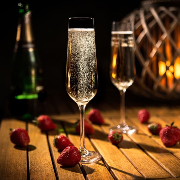 KADAX Champagne Prosecco Vinglas 200 ml Set med 6 glas
