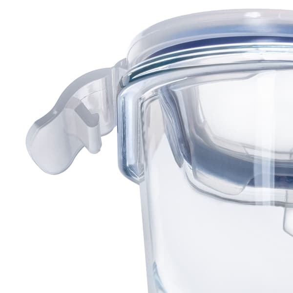 KADAX Glasmatbehållare 1520ml Med Lock Matlåda 3x