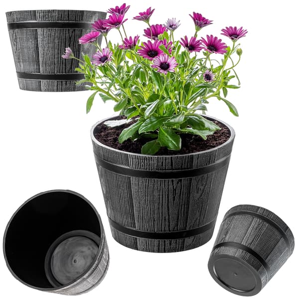 KADAX Blomkruka, Blomkruka, Trädgårdsskydd, Rund, Plast Blomställ, 23cm