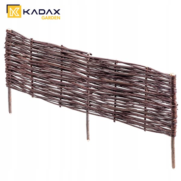 KADAX Trädgårdspalissadkantstängsel 100x40 cm högt staket