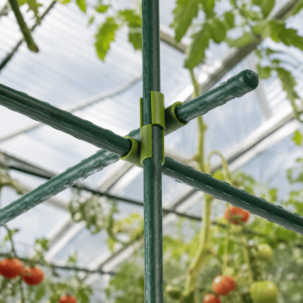 KADAX 10-pak tomatstangskrydsforbindelse 11 mm 90 grader