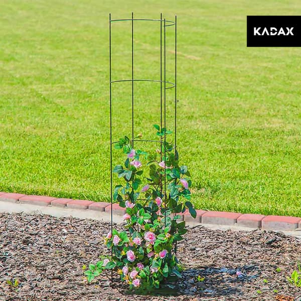 KADAX Havepergola til blomster og roser Metal Blomstersøjle 120 cm
