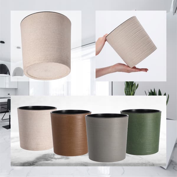KADAX Urtepotte, Urtepotte, Blomsterfod, 19 cm, til Stuen, Beige + Indsats