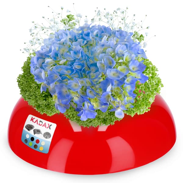 KADAX Blomkruksskydd för arrangemang Kompositioner Dekorationsbas Ikebana Röd 12cm