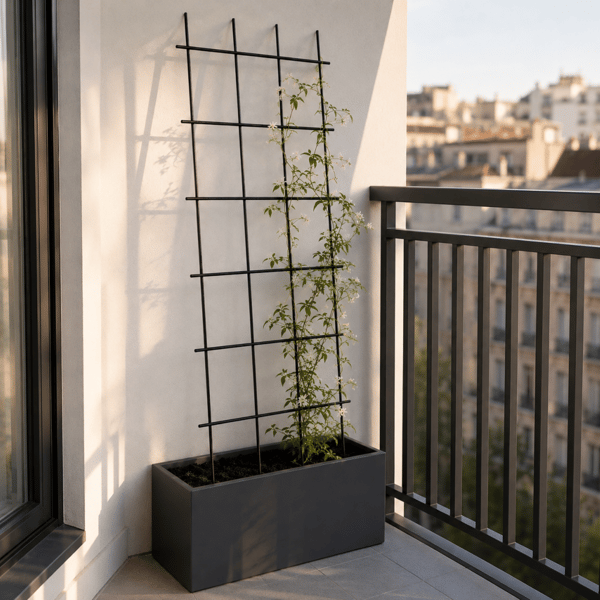 KADAX Havepergola Metalstøtte til Planter Roser Blomster Espalier 60x150cm