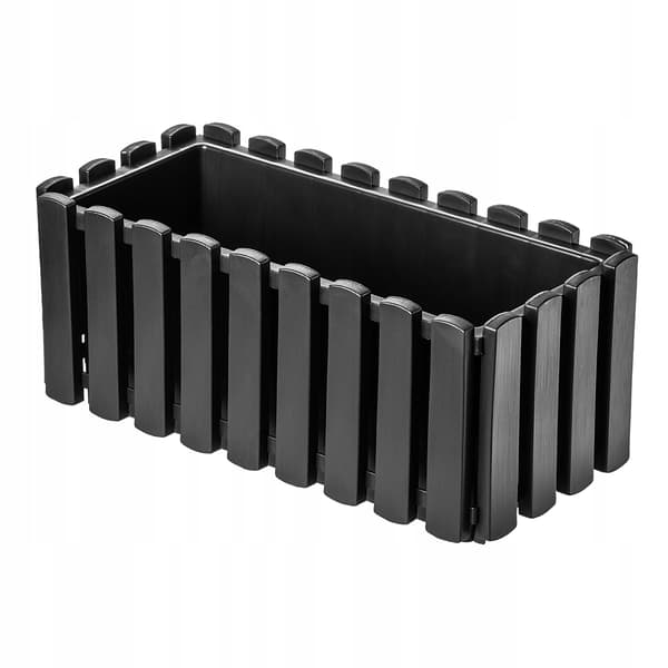 KADAX Balkonkasse Urtepotte 38x18x16,5 cm Antracit Balkon
