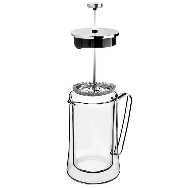 KADAX urtete- og kaffemaskine 1L stempelkaffemaskine glaskande 1000ml