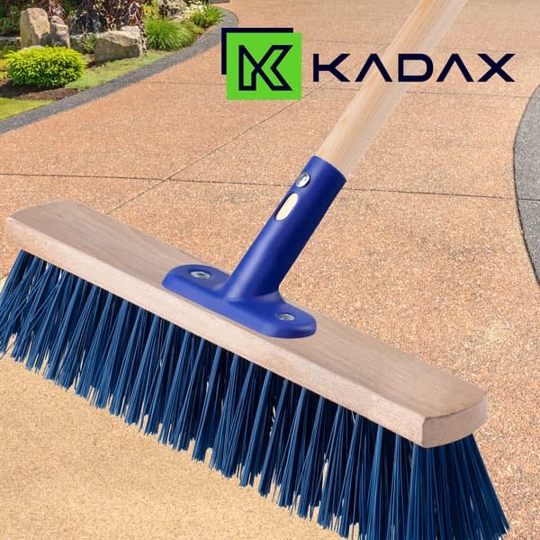 KADAX katuharja, lakaisuharja 40 cm, kahva, puinen lakaisuharja