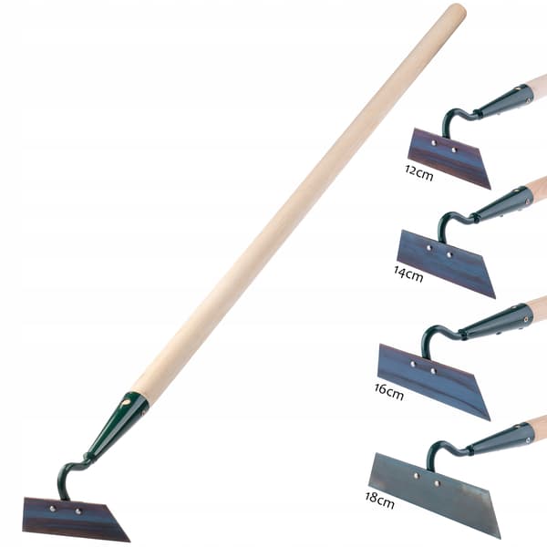 KADAX Havehakke Til Ukrudtsgravning Graver 12cm Krog 120cm
