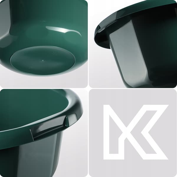 KADAX 8L Rund Universal Tvättbalja i Plast