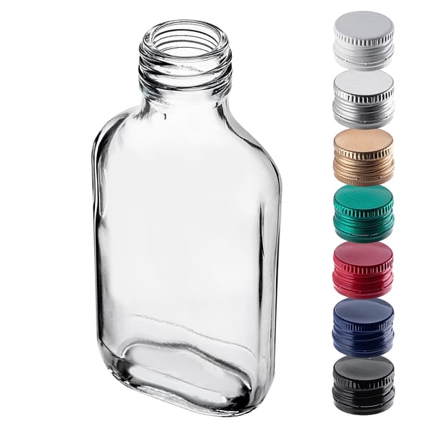 KADAX Höftkolv Liten Glasflaska För Likörer Hembränt Bröllopspresent 100 ml
