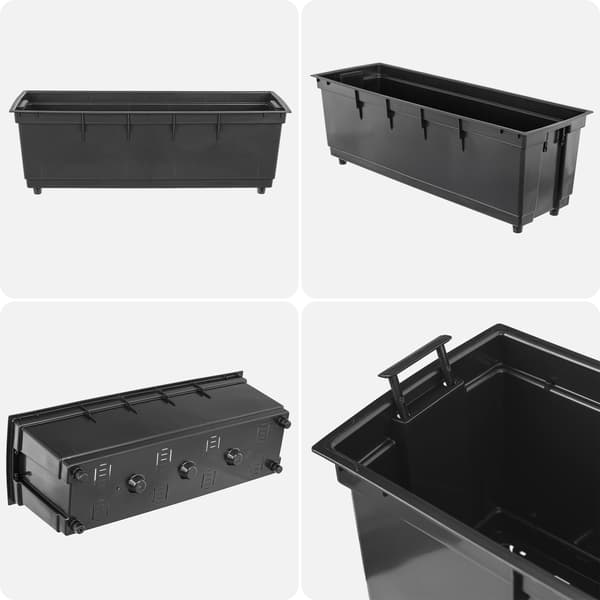 KADAX Urtepotteindsats Urtepotteindsatskasser 56x19 cm Rektangulær Universal