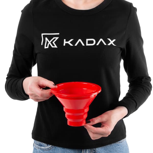 KADAX Lejek do napełniania słoików czerwony <50> K