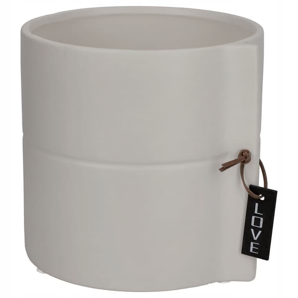 KADAX Keramik Blomkruka, Blomkruka, Rund Grå, 13 cm