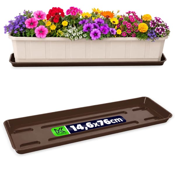 KADAX Urtepottestativ 80cm Balkonkasse Plastbakke