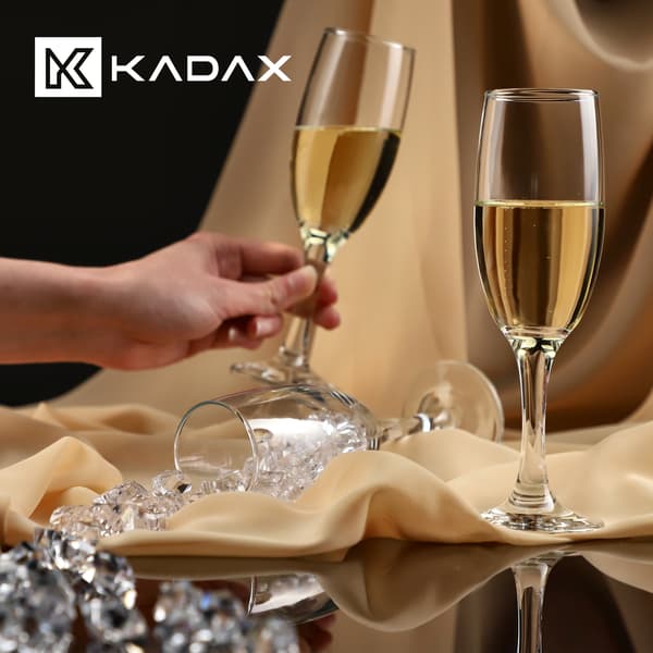 KADAX Champagne Prosecco Vinglas 190 ml Set med 6 glas