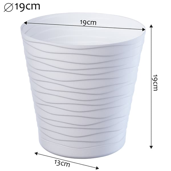 KADAX Urtepotte 19 cm Låg med Stativ Plastik Blomsterstativ