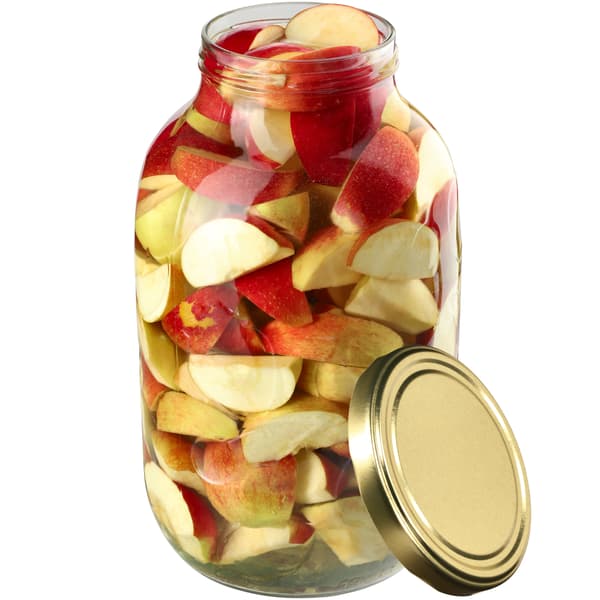 KADAX Glasburk 5L Gurka 5000ml + Kork Fi 100 Mönster