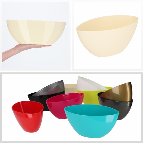 KADAX Urtepotte 30cm Oval Planteskjuler Plast Ecru