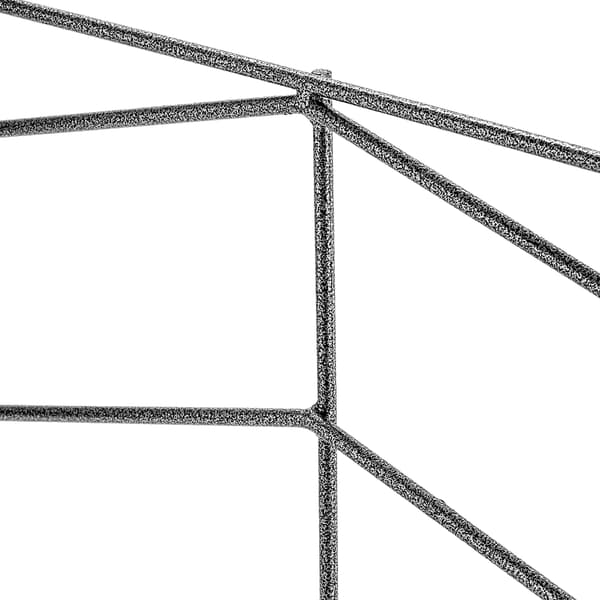 KADAX Metallträdgårdsstaket Palissadkant Svetsat Staket 100cm Högt