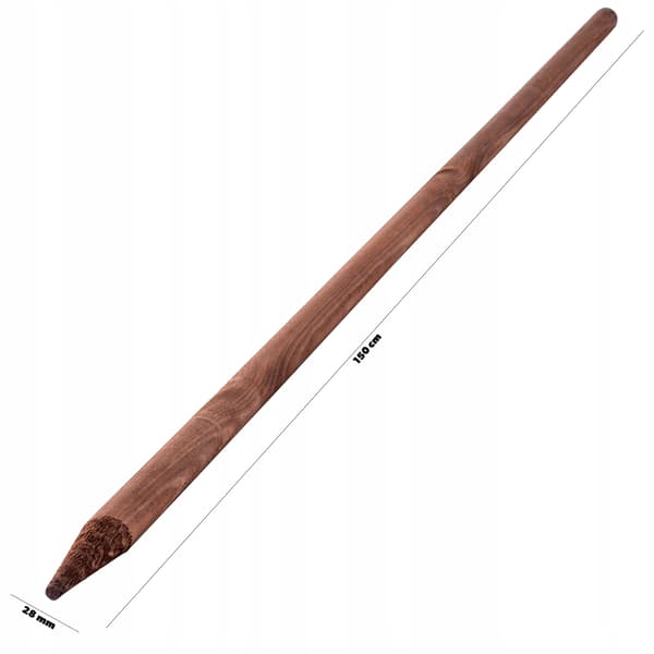 KADAX Træpæle Slibede Imprægnerede Pæle 150cm Støttepind Fi 28mm 20x