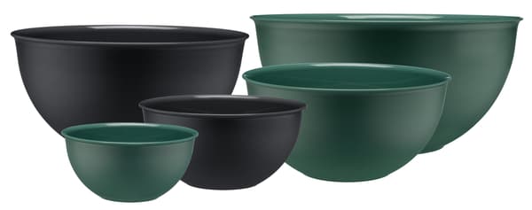KADAX Plastköksskål 5L Stor Universal Fruktsalladsskål 27cm