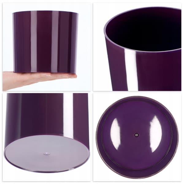 KADAX Blomkruka Rund Växtkruka Plast 13,5 cm Lila